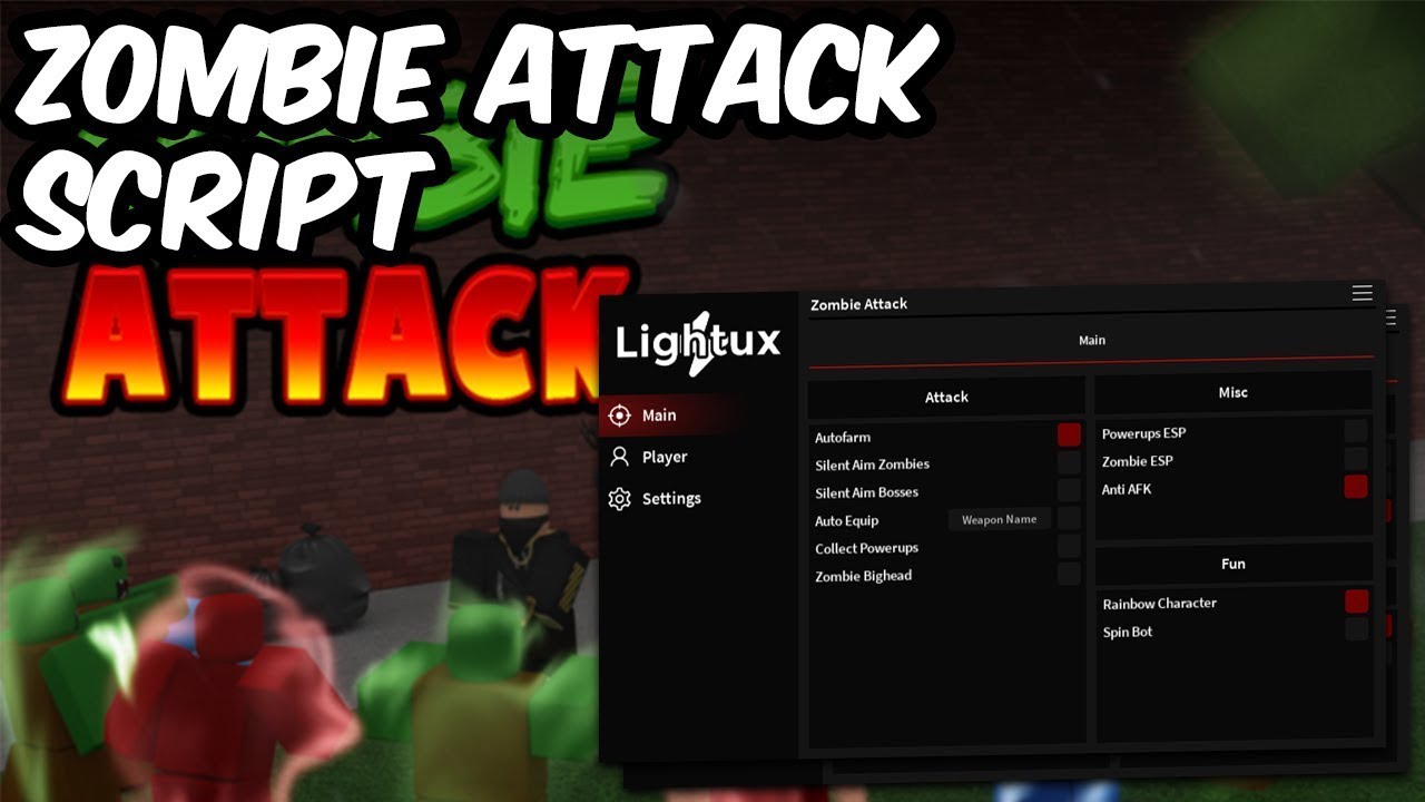 Lightux Zombie Attack Mobile Script
