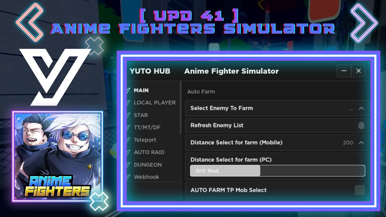 Dansploit Anime Fighters Simulator Mobile Script