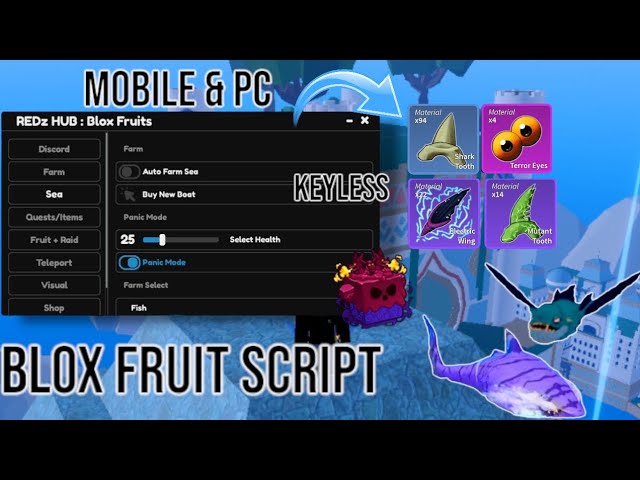 Redz Hub Blox Fruits Mobile Script