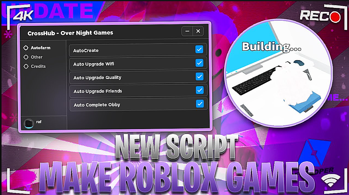 CrossHub make roblox games Script